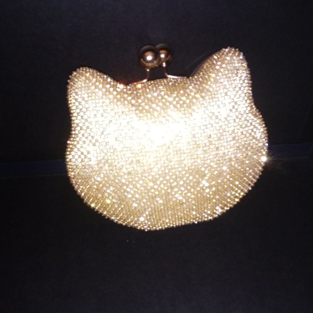Cat Shape bling Clutch Bag💥hot💥